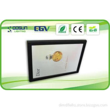 Advertising Decorative Snap Frame Light Box , 40mm Aluminiu